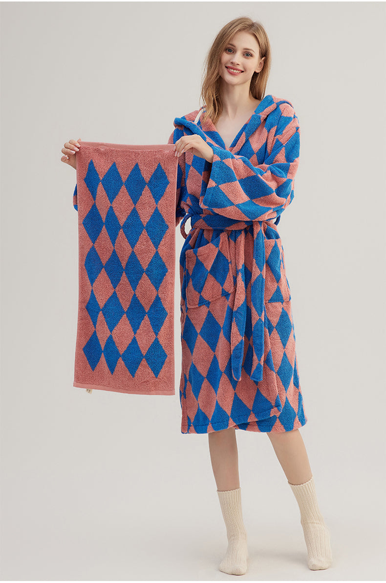 Diamond Checkered Towels