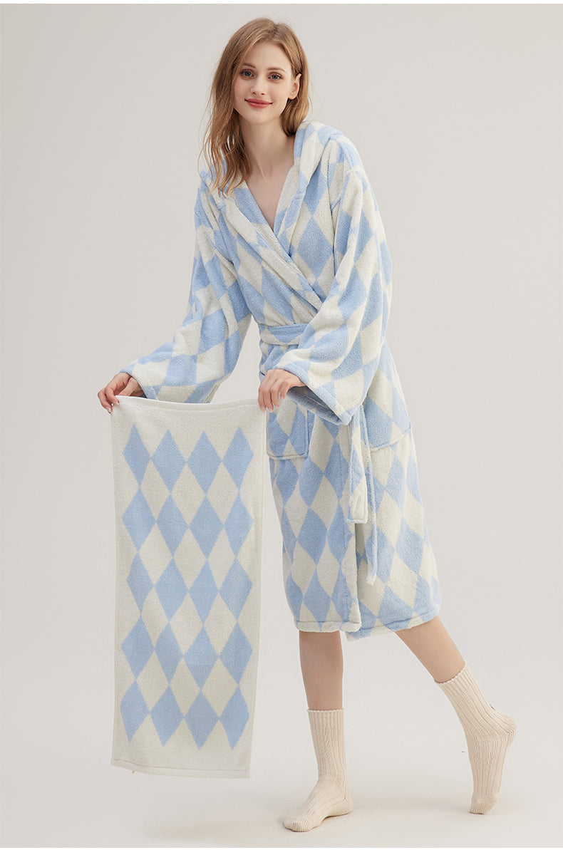 Diamond Checkered Towels