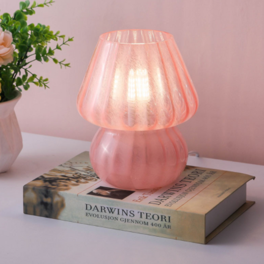 Jellyfish Pink Mushroom Table Lamp