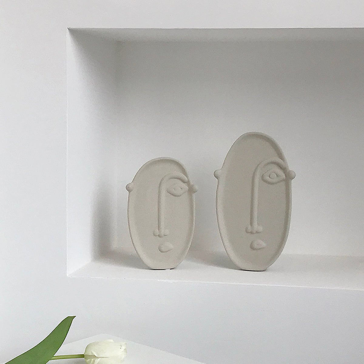 Abstract Face Ceramic Vase - Rumi Living