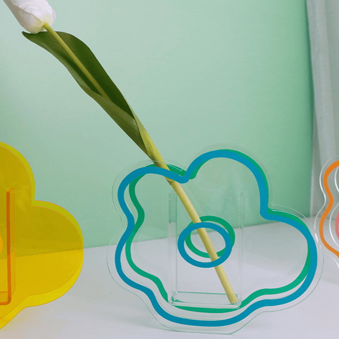 Acrylic Flower Vase - Rumi Living