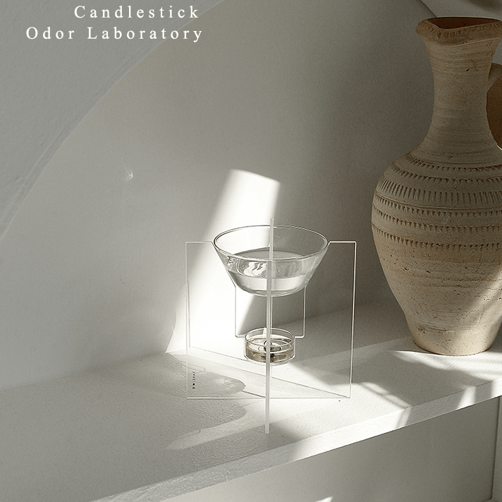 Aromatherapy Candle Oil Glass Burner - Rumi Living