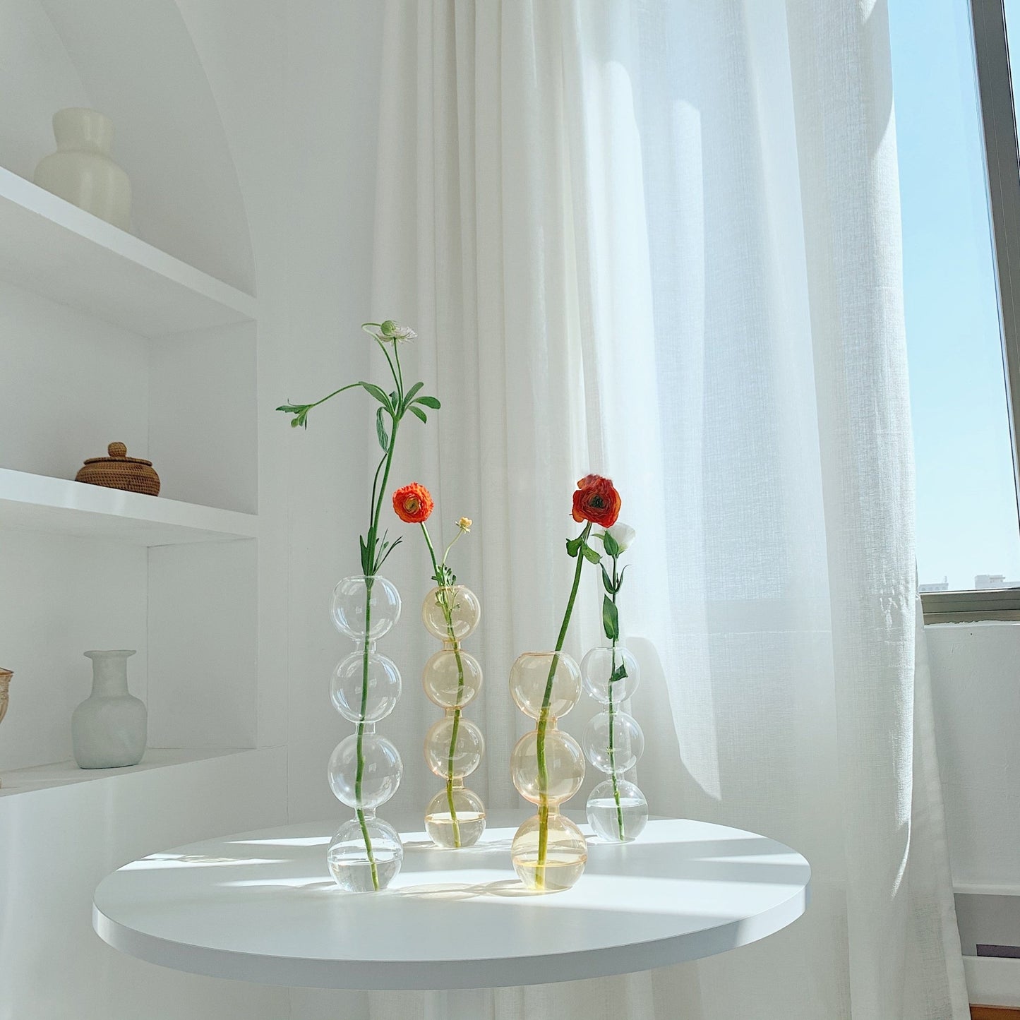 Bubble Glass Vase - Rumi Living