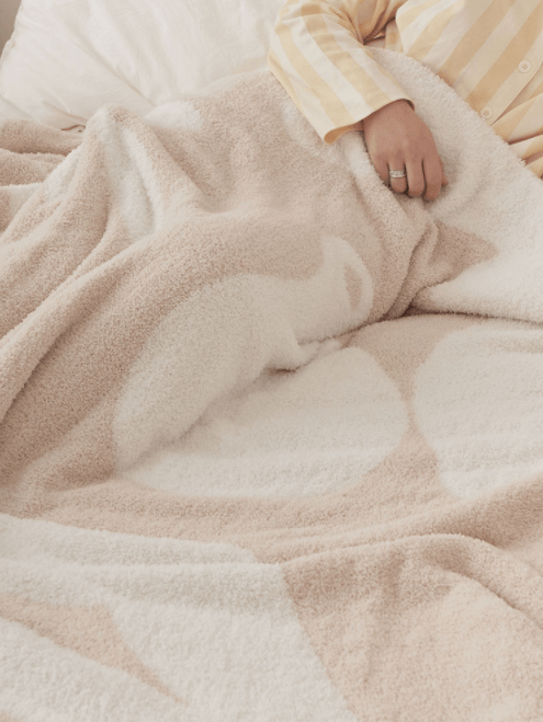 Camila Cream Throw Blanket - Rumi Living