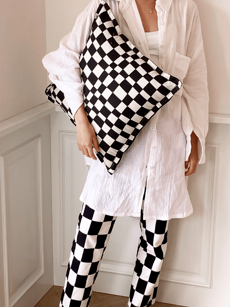 Checkered Pillow - Rumi Living