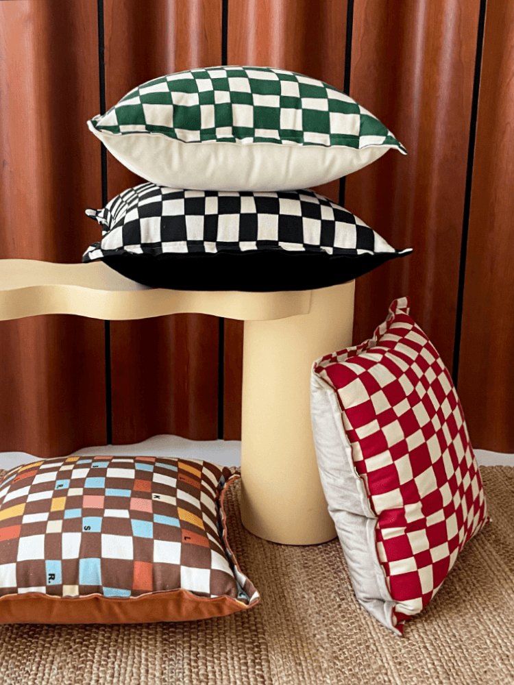 Checkered Pillow - Rumi Living