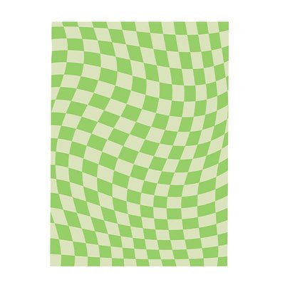 Colourful Wavy Checkerboard Rug - Rumi Living