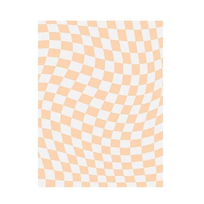 Colourful Wavy Checkerboard Rug - Rumi Living
