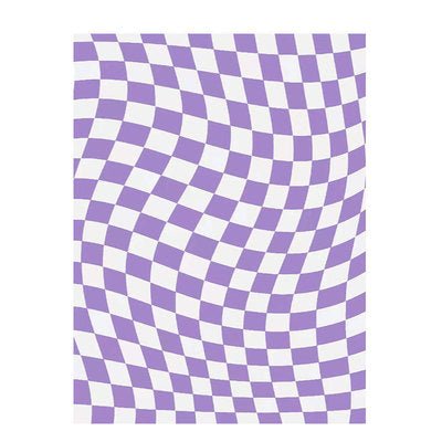 Colourful Wavy Checkerboard Rug - Rumi Living