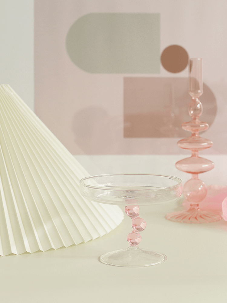 Contemporary Trinket Glass Tray - Rumi Living