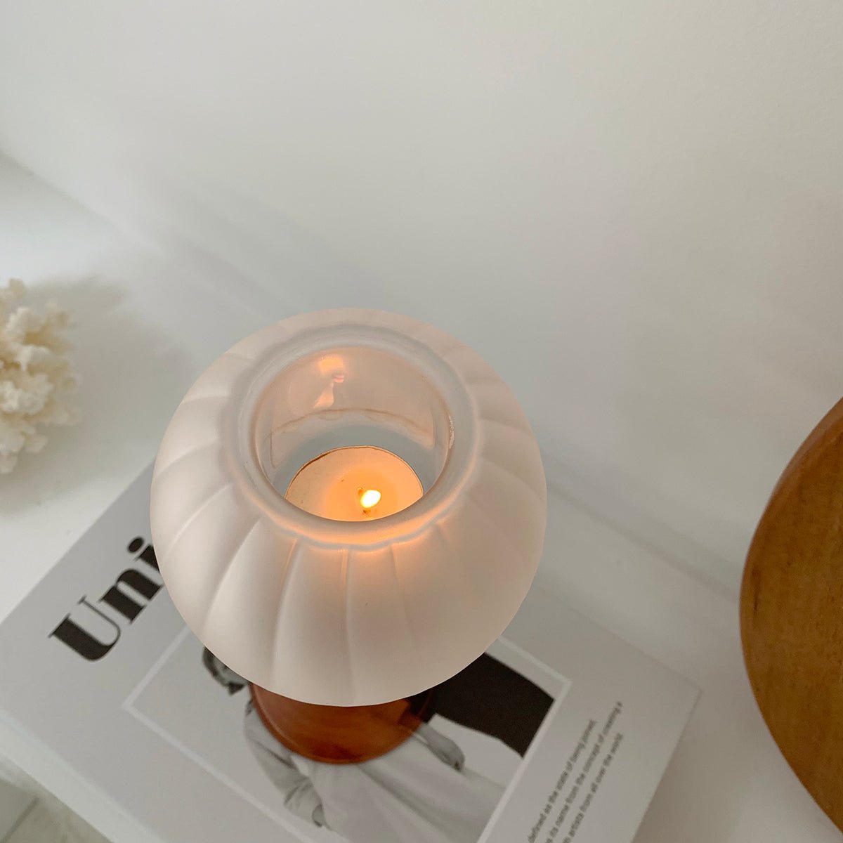 Jellyfish Glass Candle Holder - Rumi Living