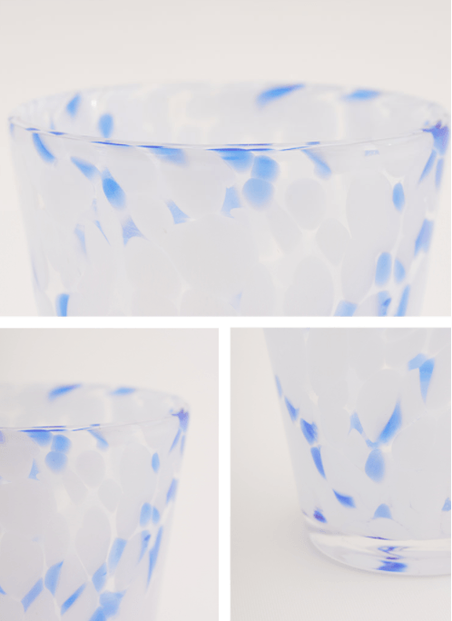 Ocean Crystal Glass Cup - Rumi Living