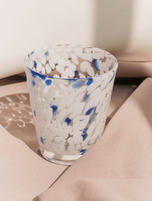 Ocean Crystal Glass Cup - Rumi Living