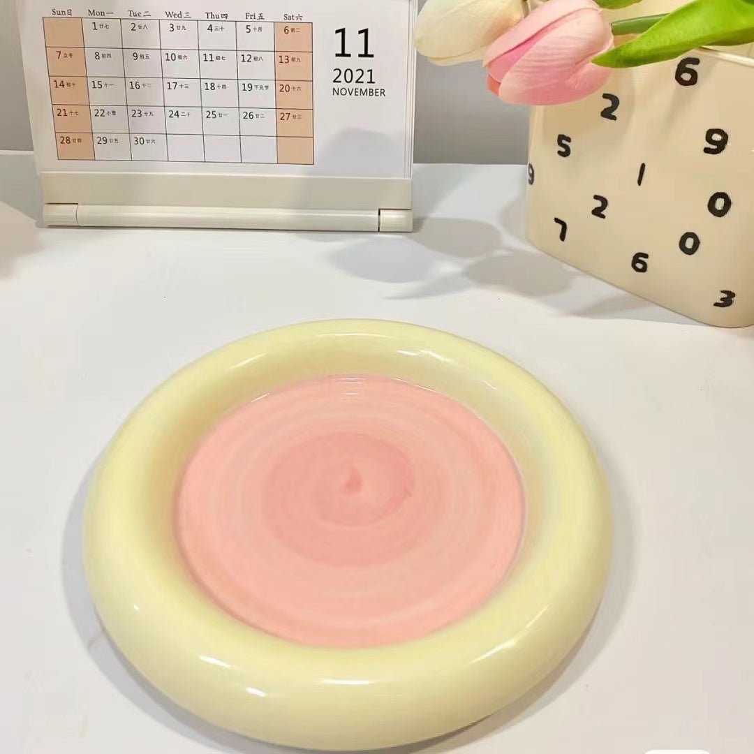 Pastel Little Flower Dish Plate - Rumi Living
