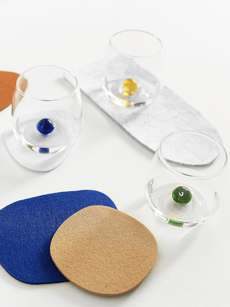 Quirky Marble Soda Glass - Rumi Living