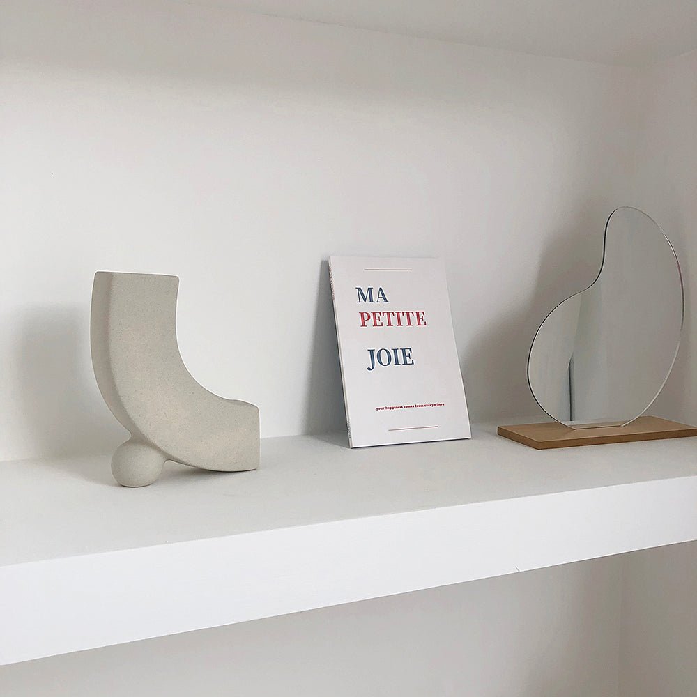 Tobi Arch Ceramic Vase - White - Rumi Living