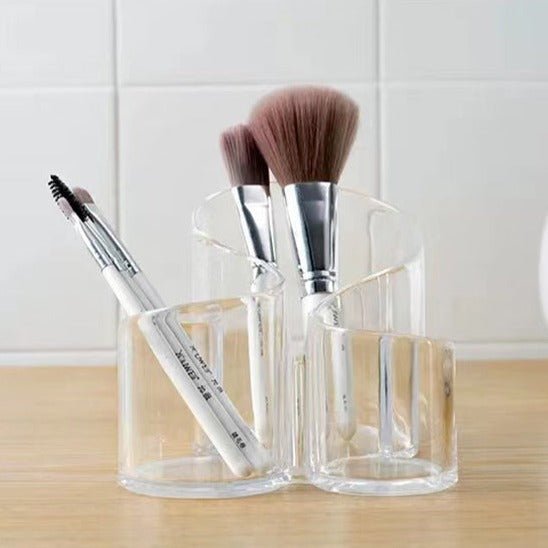 Trio Acrylic Brush Holder - Rumi Living