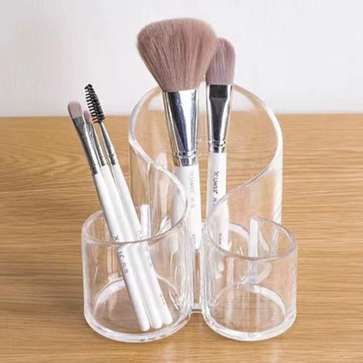 Trio Acrylic Brush Holder - Rumi Living