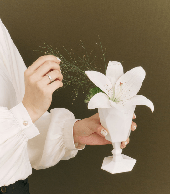White Jade Wine Glass - Rumi Living