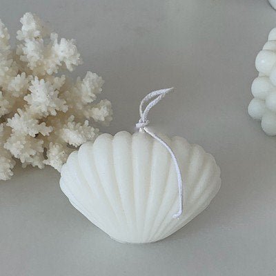 White Non-Scented Shaped Candles - Rumi Living