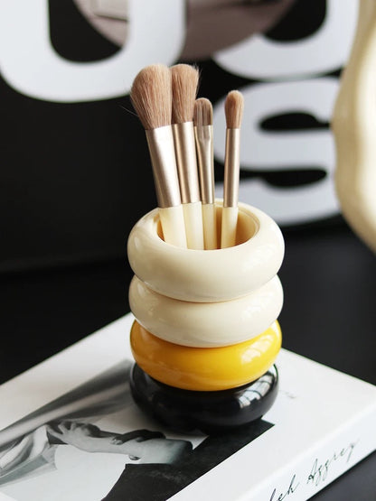 Bubble Makeup Brush Holder