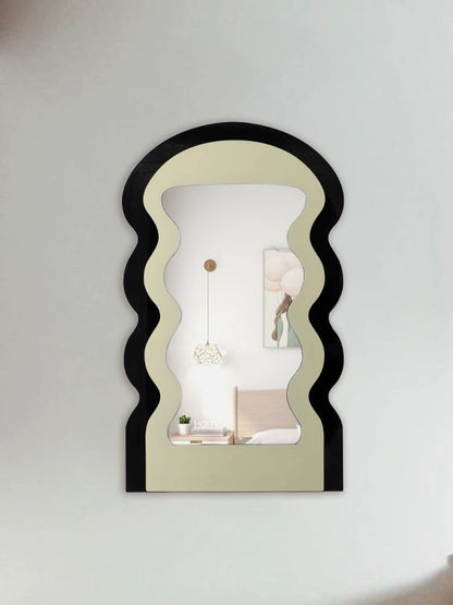 Wavy Contrast Dressing Table Mirror