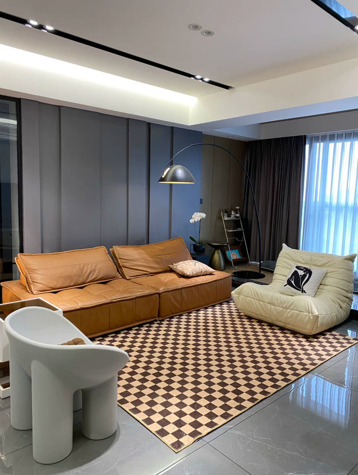 Retro Checkerboard Rug