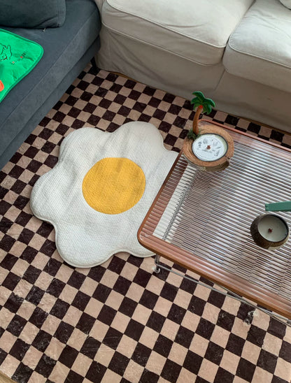 Retro Checkered Rug