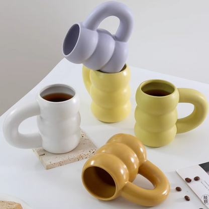 Bubble Roll Ceramic Mug