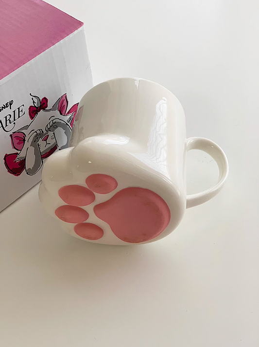 Marie Kitty Paw Coffee Mug