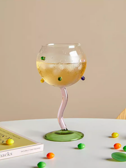 Confetti Candy Cocktail Glass