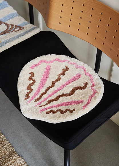 She Sells Seashells Tufted Seat Cushion Pads