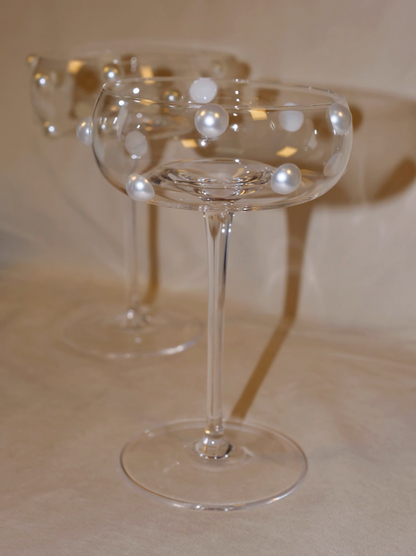 Pearl Coupe Cocktail Glasses