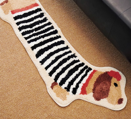 Mr Sausage Dog Rug