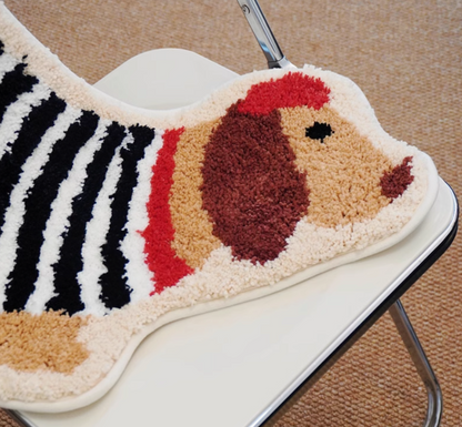 Mr Sausage Dog Rug