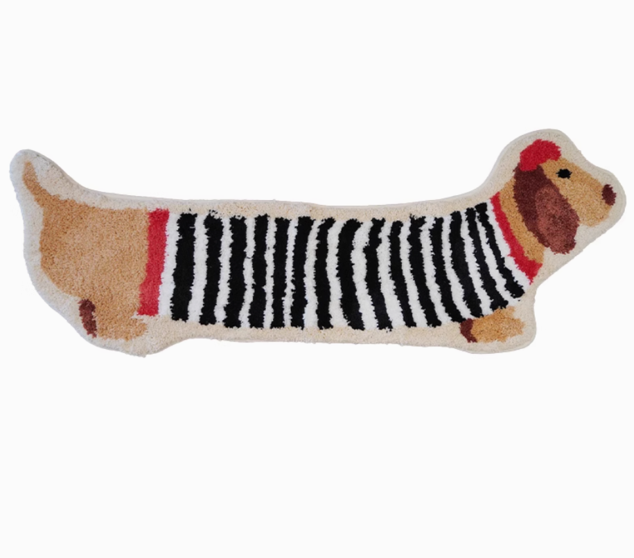 Mr Sausage Dog Rug