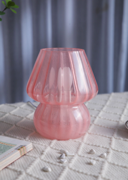 Jellyfish Pink Mushroom Table Lamp