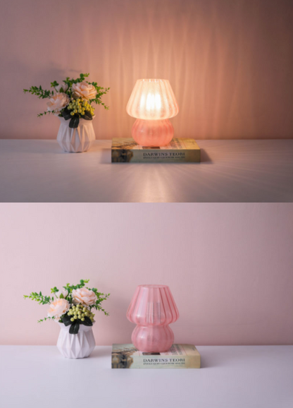 Jellyfish Pink Mushroom Table Lamp