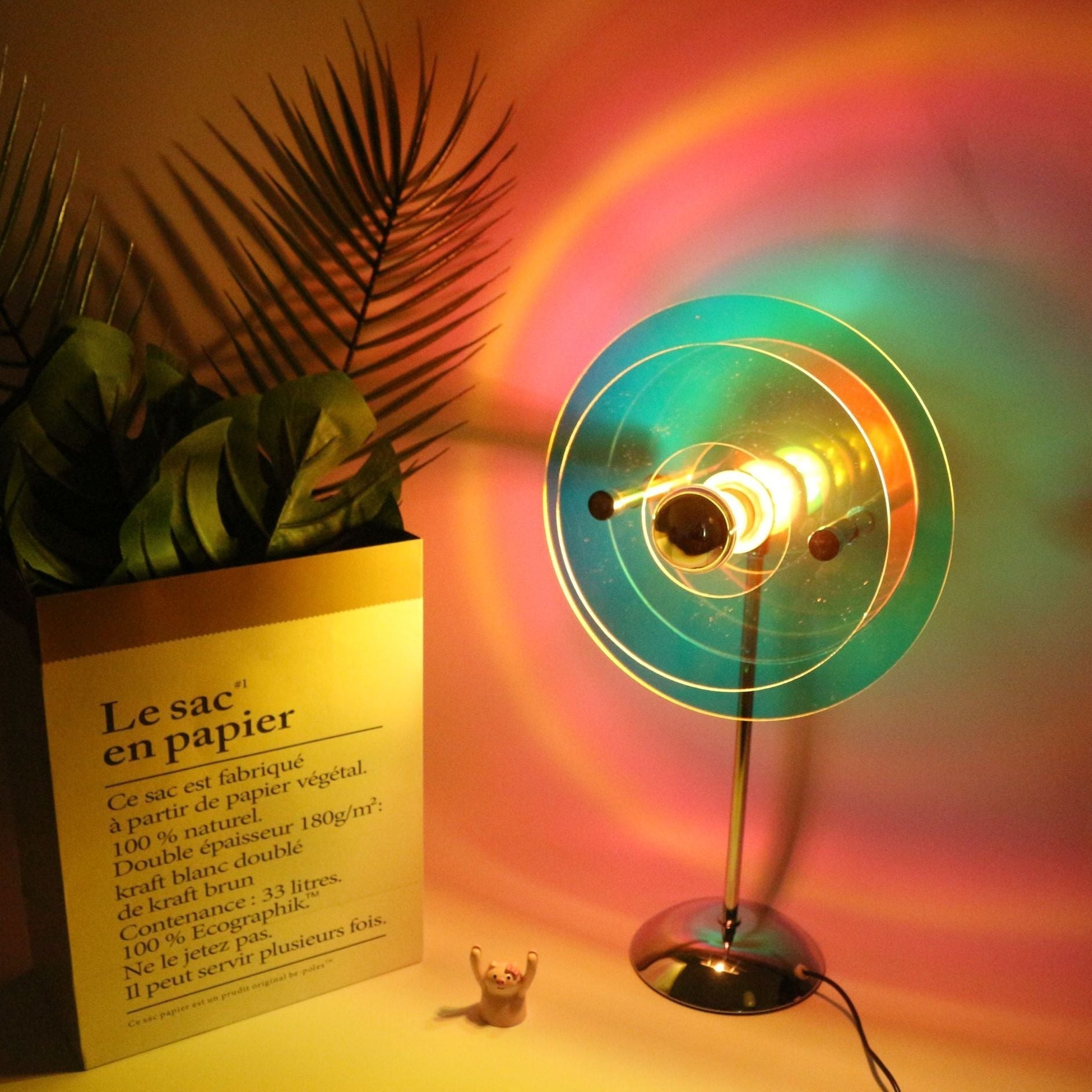 Bauhaus-inspired Retro Aura Lamp - Multi