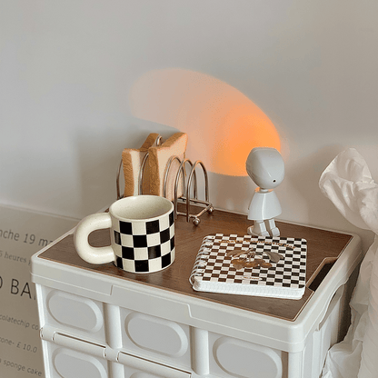 Chubby Checkerboard Mug - Rumi Living