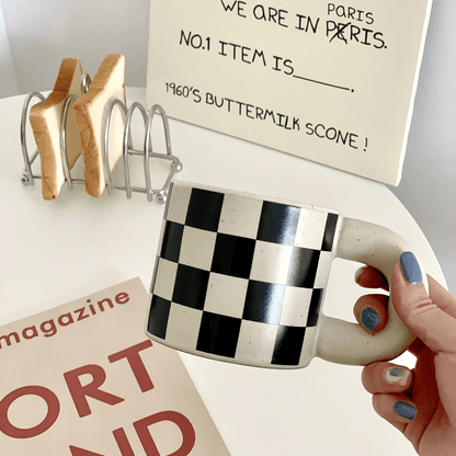 Chubby Checkerboard Mug - Rumi Living