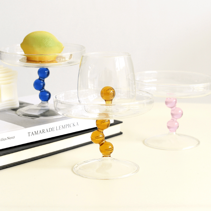 Contemporary Trinket Glass Tray - Rumi Living