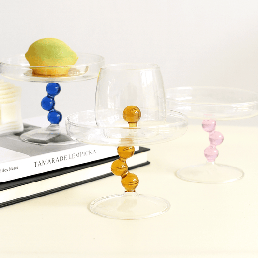 Contemporary Trinket Glass Tray - Rumi Living