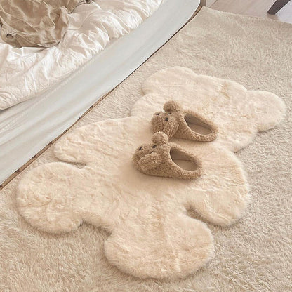 Fluffy Bear Rug Mat - Rumi Living