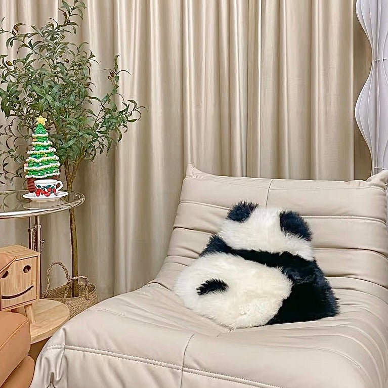 Fluffy Panda Rug Mat - Rumi Living