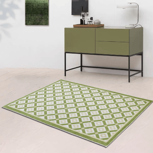 French-inspired Retro Patterned Rug - Rumi Living
