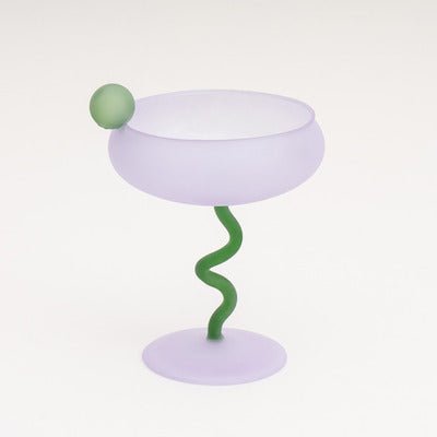 Jellybean Twisty Cocktail Glass - Rumi Living