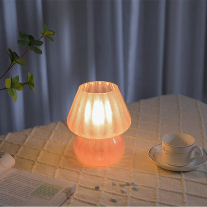 Jellyfish Pink Mushroom Table Lamp - Rumi Living