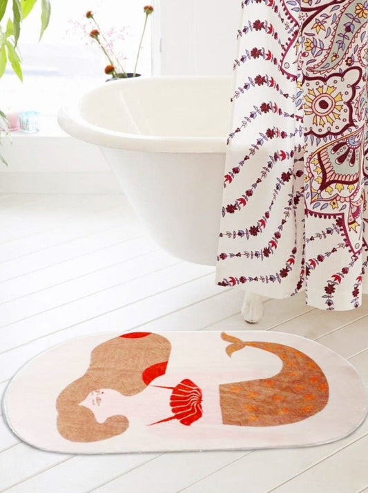 Mermaid Bath Mat + Rug - Rumi Living