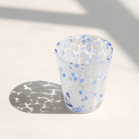 Ocean Crystal Glass Cup - Rumi Living